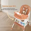 Twinky® Hochstuhl Baby MAXI - Braun - 2-in-1 Produktbild-Vorschau 6