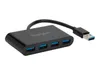 Kensington UH4000 - Hub - 4 x SuperSpeed USB 3.0 - Desktop Produktbild-Vorschau 4