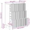 vidaXL Komoda s lesklým povrchom, biela, 66 x 34,5 x 90 cm Náhľad obrázku produktu 7