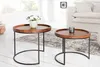 riess-ambiente 2er Set Beistelltische ELEMENTS 55cm schwarz Produktbild-Vorschau 5