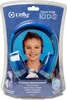 Product packaging for Celly stereo headphones for kids, featuring a picture of a smiling boy wearing the headphones. Produktbild-Vorschau