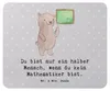 Mr. & Mrs. Panda Mauspad Mathematiker Herz - Grau Pastell - Produktbild-Vorschau 1