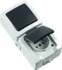 Kopp 138556008, Typ F, CEE 7/4, Schwarz, Grau, Thermoplast, Produktbild-Vorschau 5