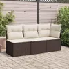 vidaXL Canapé de jardin sans accoudoirs avec coussins Voir les images du produit 3