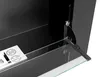 Wandhängender Biokamin mit Glas 90x40x12 cm Schwarz Produktbild-Vorschau 4