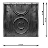ScarMaxx - Scarico 250x250mm con sifone, con attacco per Anteprima dell’immagine prodotto 5
