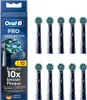 A product package for Oral-B Pro Cross Action toothbrush heads, showing the packaging and a set of 10 toothbrush heads. Produktbild-Vorschau
