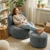 Pouf Sitzhocker Weich Runder Sitzpouf, Pouf Hocker, Couch Produktbild-Vorschau 7