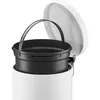 Hailo Poubelle à pédale ronde Selekta 20 l blanc Voir les images du produit 3