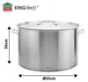 Gastronomietopf, Edelstahl Kochtopf Topf, Ø55 Cm, 83 L, Produktbild-Vorschau 26