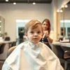 Kinderkapsalonjas voor kapperszaak, professionele salonjas, Productafbeelding-voorbeeld 2