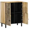 vidaXL Armoire d'appoint 60x33x75 cm bois massif mangue Voir les images du produit 4