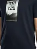 BOSS Te DJ Grafik-T-Shirt, Blau M Produktbild-Vorschau 4
