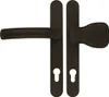 Premium Drückergarnitur Jupiter DHS 92mm - Oval - Griff-Knauf Produktbild-Vorschau
