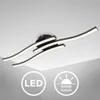 Plafonnier 55x12 cm - 15W, 1800lm, LED, blanc chaud, noir Voir les images du produit 2