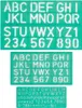 Linex 8500S Schriftschablonen 3-teilig, Standard, Produktbild-Vorschau 1