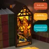 OKWISH 3D Puzzle – DIY Book Nook sada, miniatura domečku s Náhled obrázku produktu 2