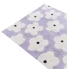 BELIANI Teppich Violett u. Weiß Baumwolle Rechteckig 140 x Produktbild-Vorschau 4