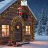 Père Noël sur une échelle, éclairage LED multicolore, PLUS Voir les images du produit 7