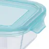 A close-up of the lid of a glass food container. Produktbild-Vorschau