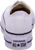 The back view of a white Converse platform sneaker. Voir les images du produit