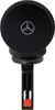A black Mercedes-Benz branded car mount with a silver Mercedes-Benz logo. Produktbild-Vorschau