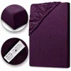 Jersey Spannbettlaken 180-200x200cm Aubergine Produktbild-Vorschau 4