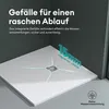 Mai & Mai Duschwanne 100x100x3cm Duschtasse aus Mineralguss Produktbild-Vorschau 5