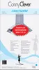 Packaging for kitchen ventilation filters, showing a diagram of a range hood and product details. Produktbild-Vorschau
