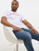 MUSTANG Herren, T-Shirt STYLE ALEX C LOGO TEE, L, Weiß, Produktbild-Vorschau 5
