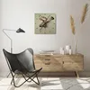 Wanduhr - Quadrat - Glasuhr - Elch Abstraktion - 40x40cm - Produktbild-Vorschau 6