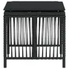 Gartenhocker mit Kissen 4 Stk. Schwarz 41x41x36 cm Poly Produktbild-Vorschau 6