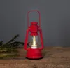 LED Laterne NICO - warmweiße LED - Schalter - Batteriebetrieb - H:15cm, D: 8,5cm - rot Produktbild-Vorschau