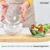 KONZEPT Salatschüssel Glas klein 6er Set – 310 ml, Produktbild-Vorschau 4