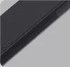 A close-up view of the textured side of a black phone case. Produktbild-Vorschau