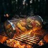 Lot de 5 paniers grill inox pour barbecue, panier rotatif Voir les images du produit 6