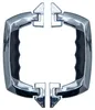 Koffergriff im 2er Set von HMF mit den Maßen 19 x 7.5 cm in Silber Produktbild-Vorschau