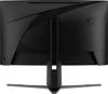 The back of a black computer monitor on a black background. Produktbild-Vorschau