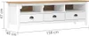 TV-Schrank Hill Weiß 158x40x47 cm Massivholz Kiefer Produktbild-Vorschau 4
