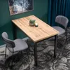 Halmar Tisch schwarz braun Möbelplatte 68cm x 120cm x 77cm Produktbild-Vorschau 10