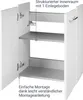 FACKELMANN Mini-Waschtischunterschrank MILANO / Badschrank Produktbild-Vorschau 6