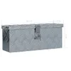 vidaXL Aluminiumkiste 48,5 x 14 x 20 cm Silbern Produktbild-Vorschau 8