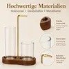 2-in-1 Räucherstäbchenhalter mit Glas-Aschefänger, Produktbild-Vorschau 6