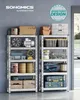 Sada 2 polic do sklepa, 30 x 75 x 150 cm, nosnost 875 kg, s Náhled obrázku produktu 1
