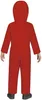 Rotes Dieb-Jumpsuit-Kostüm für Kinder 7 bis 9 Jahre Produktbild-Vorschau 8