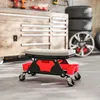 HOMCOM Sgabello da officina con rotelle Piano di appoggio Anteprima dell’immagine prodotto 9