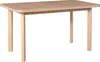 A wooden dining table with four legs, isolated on a white background. Produktbild-Vorschau