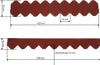 1 Set Dachschindeln Schiefer (55 mm) rot Produktbild-Vorschau 6