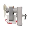 Side view of a motor with a fan attached. Voir les images du produit