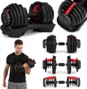 Verstellbare Gusseisen-Hantel 2,5-24 kg mit Ständer Produktbild-Vorschau 1